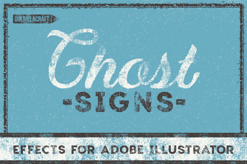 Ghost Signs for Adobe Illustrator 